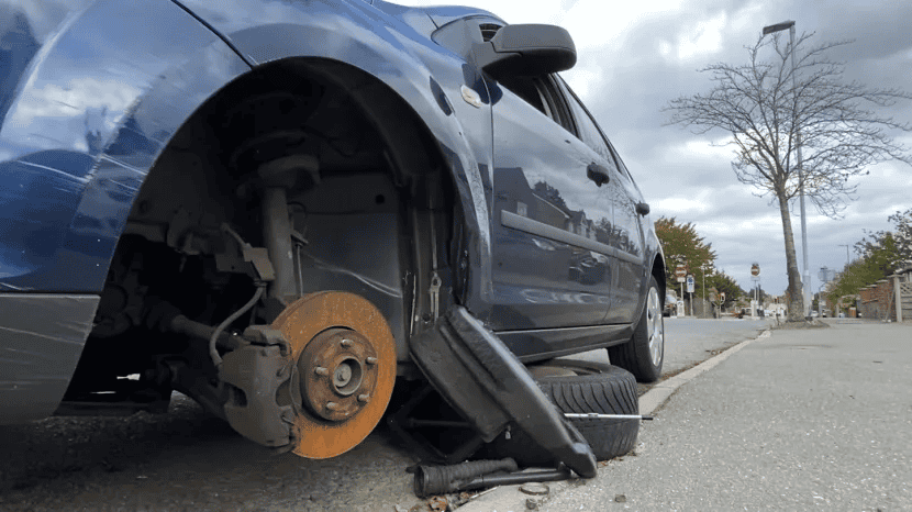 Tesla Model 2 ITV: Crash after crash! Steel bollards 'cause daily carnage' for frustrated drivers 1635450215347