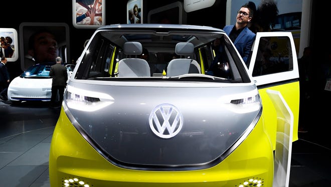 Tesla Model 2 Volkswagen poised to change its name to 'Voltswagen' as it invests in electric vehicles 6481926113658591-USP-News--Los-Angeles-Auto-Show.2