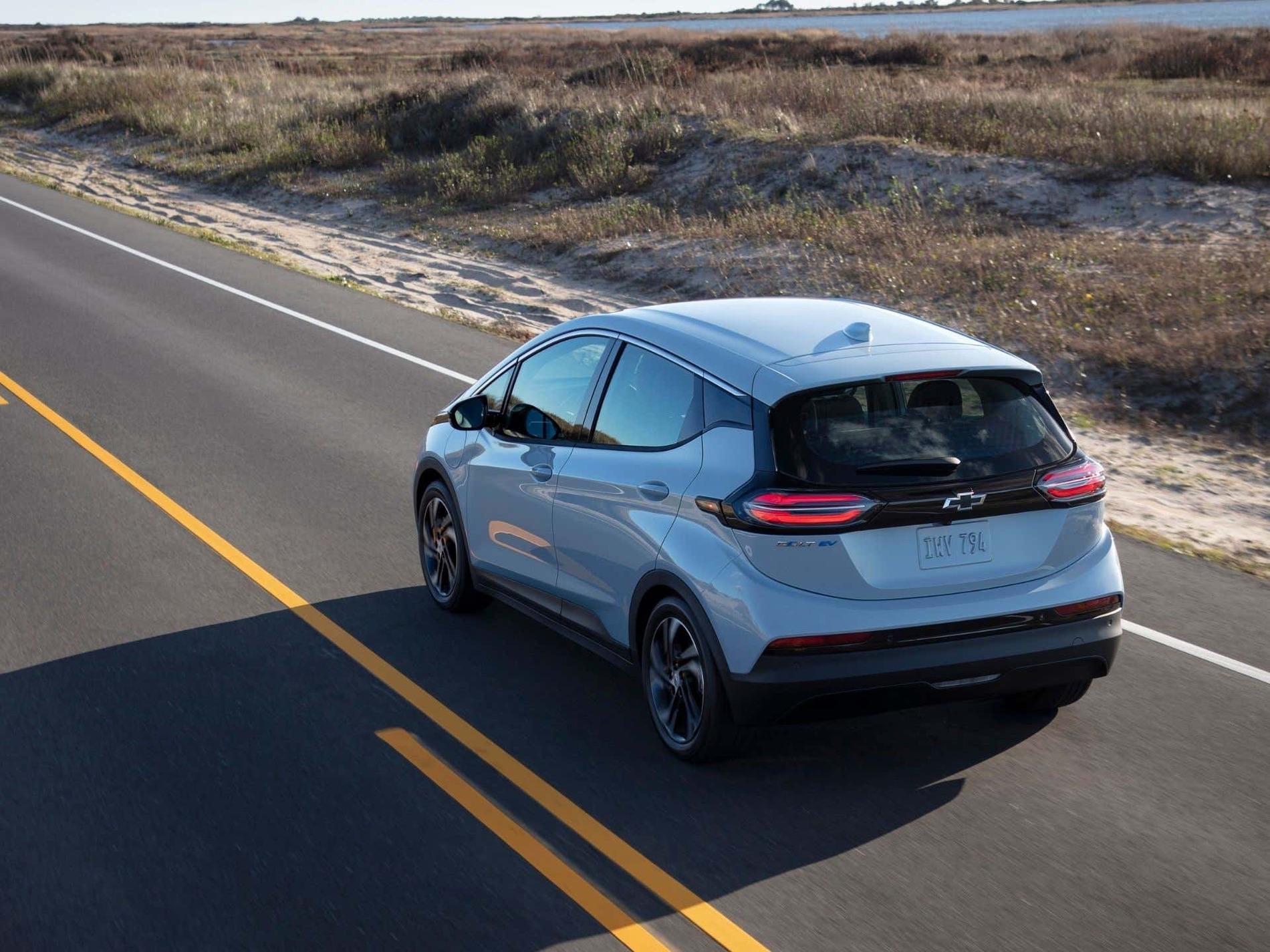 Tesla Model 2 The 2022 Chevrolet Bolt EV Compared to the Tesla Model 3 and Nissan Leaf age-editor%2F1613339577141-chevrolet-boltevinline2