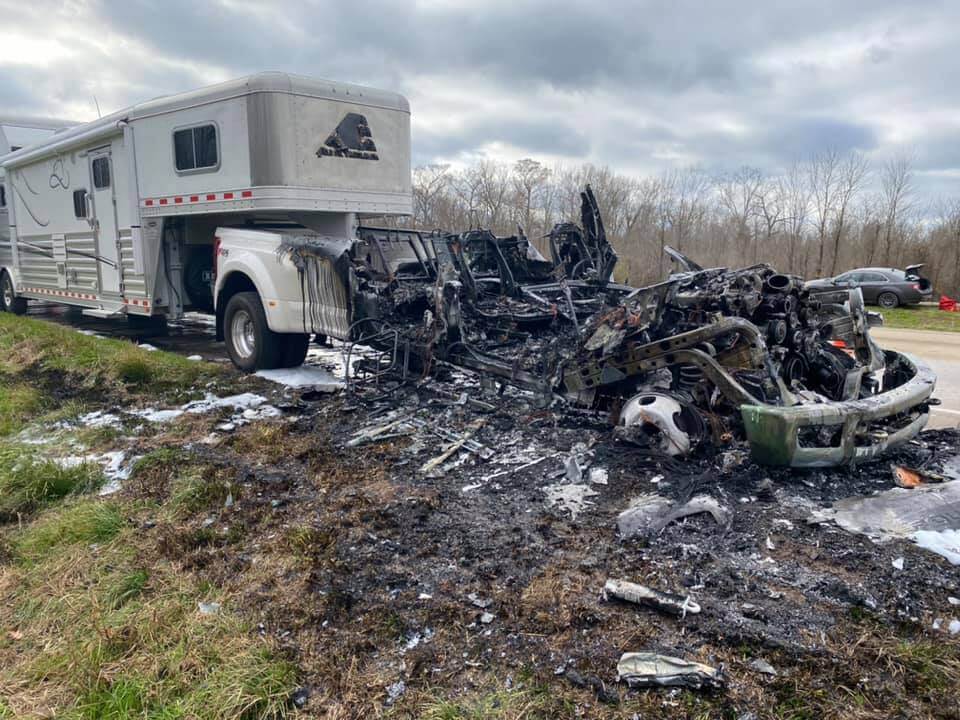 Tesla Model 2 Fire Destroyed Ford Super Duty - Lithium Battery to Blame? DW-DIESELNEWS-04-1