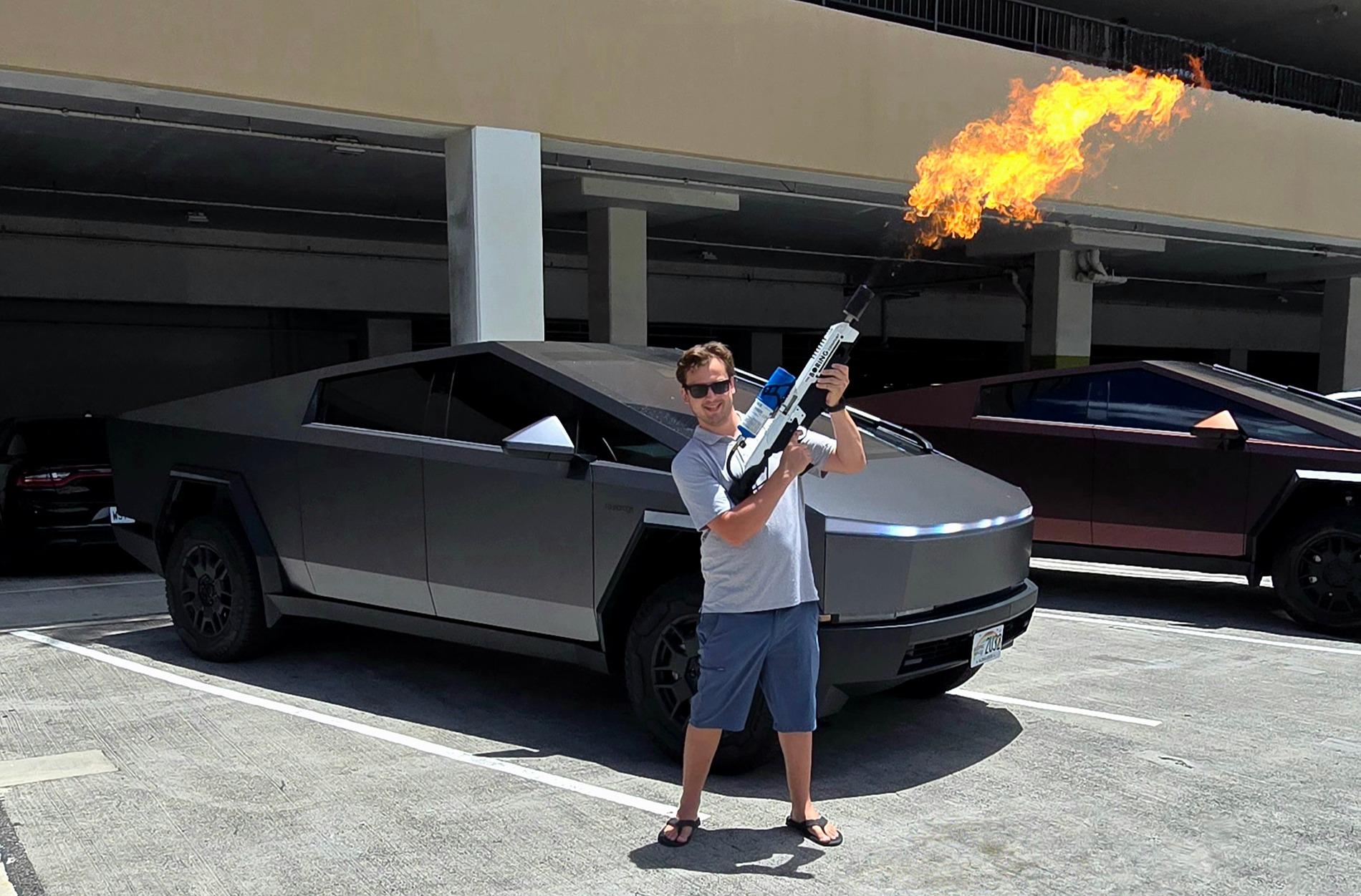 Tesla Model 2 BestEvMod 4TH OF JULY RAFFLE Flames