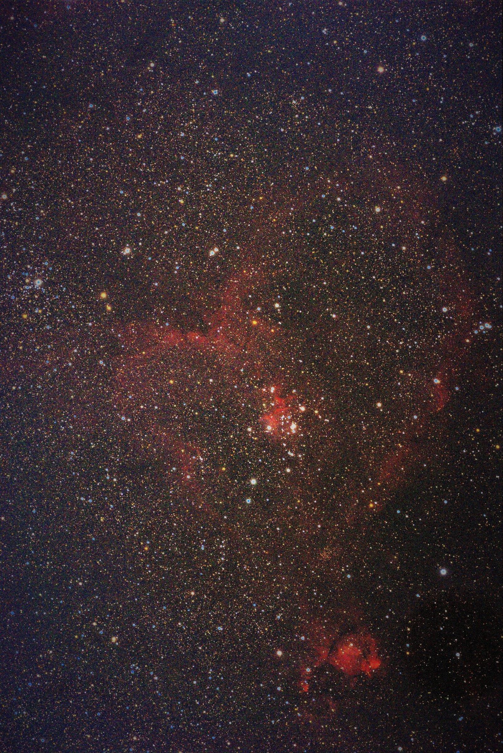 Tesla Model 2 Starlink satellite launch Heart Nebula