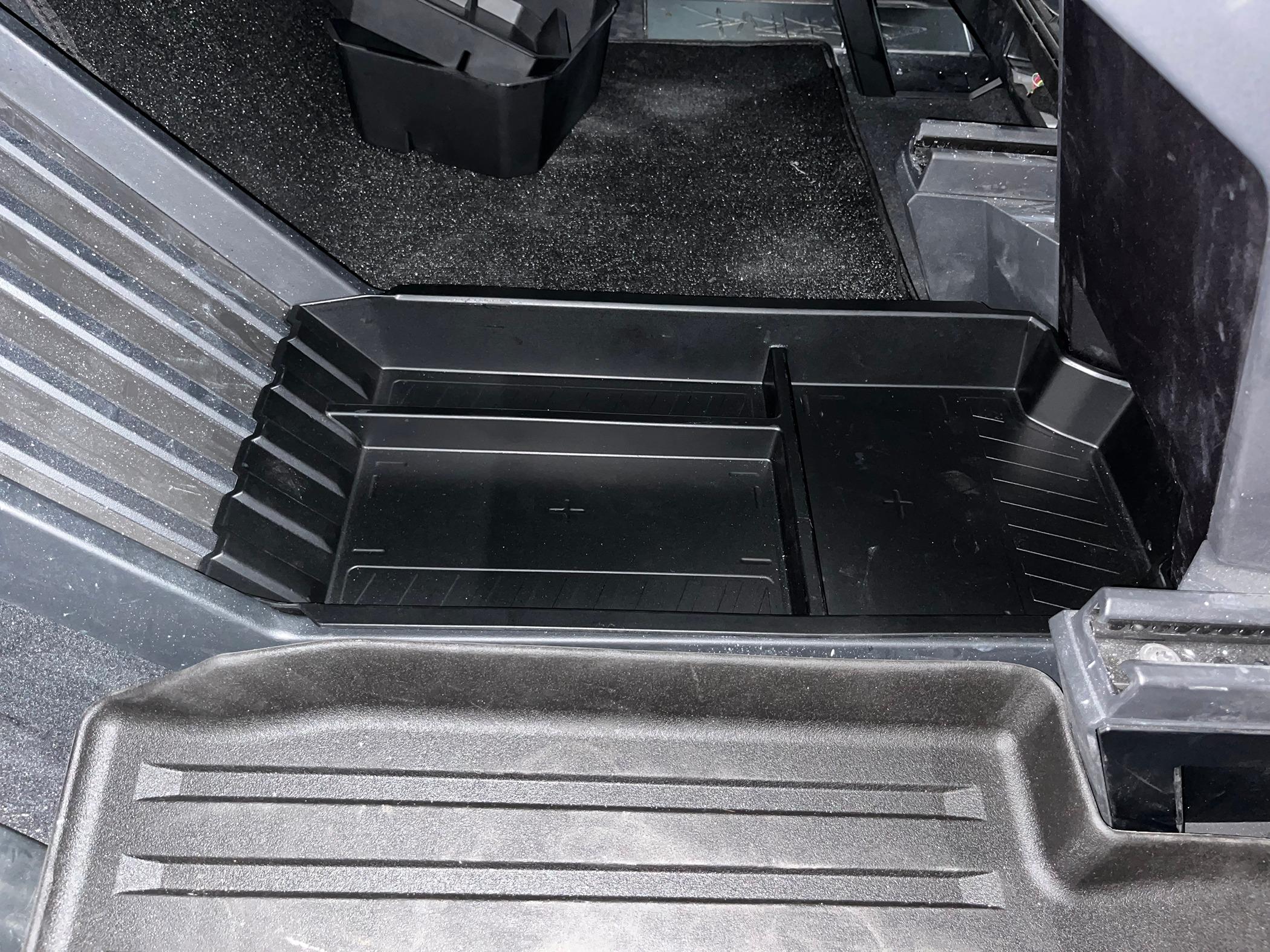 Tesla Model 2 ELECFRESH | Product Testing | Cybertruck Center Floor Storage Solution IMG_1617