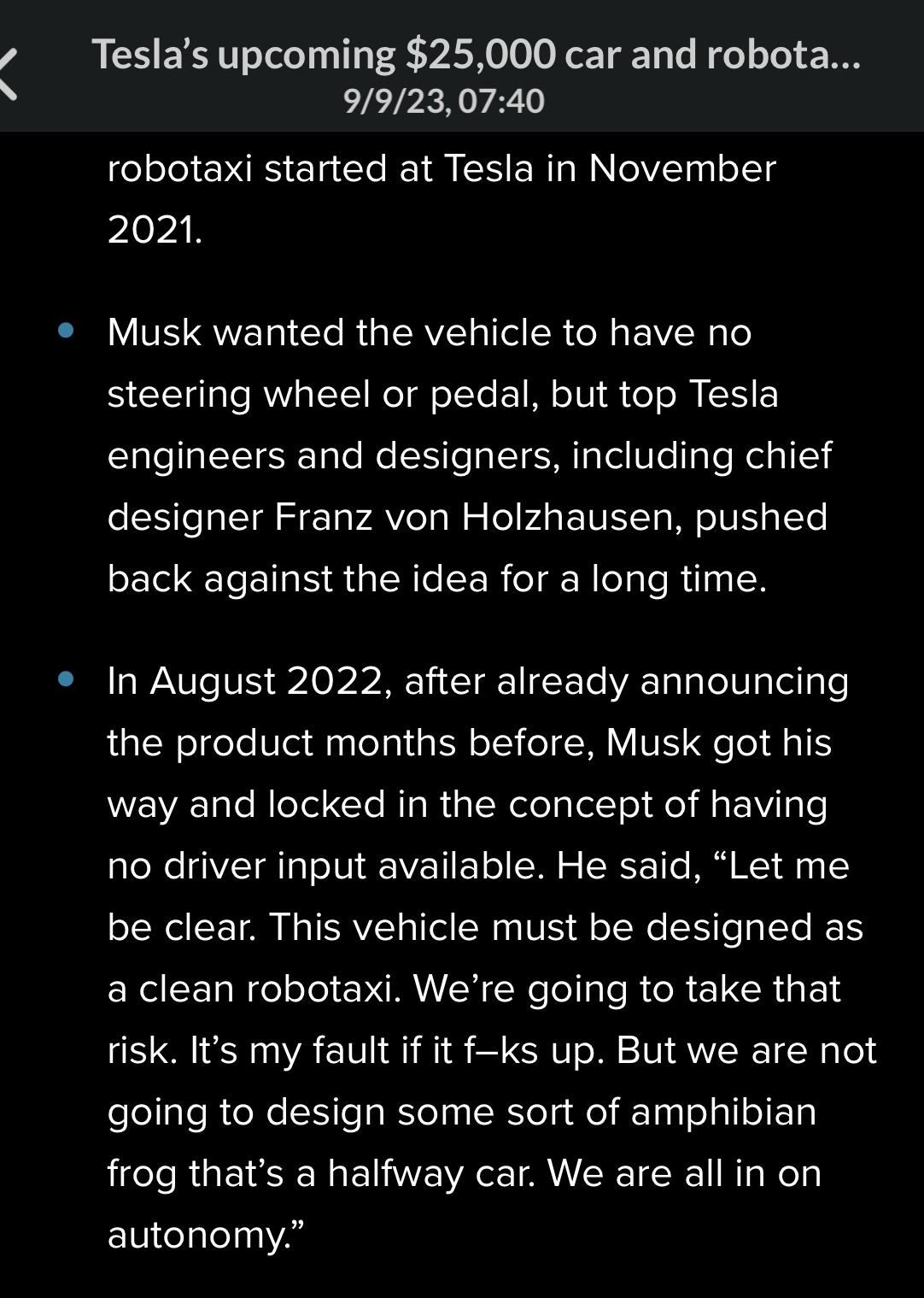 Tesla Model 2 Model 2 ($25k model) & Robotaxi will be Cybertruck inspired -- according to upcoming Musk biography IMG_1920