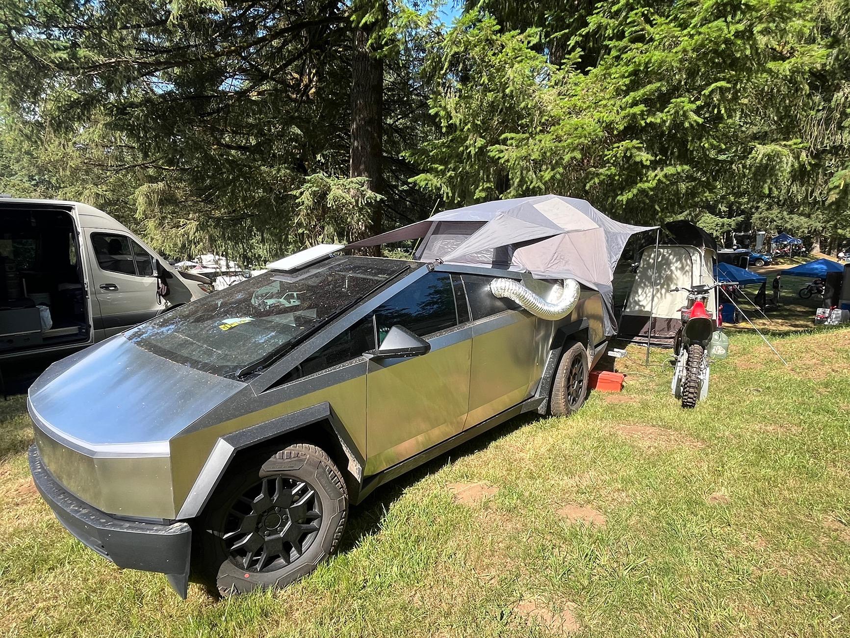 Tesla Model 2 Who is Campstream? Here to Bring Your Cybertruck's HVAC System Into Your Camping Tent IMG_6008