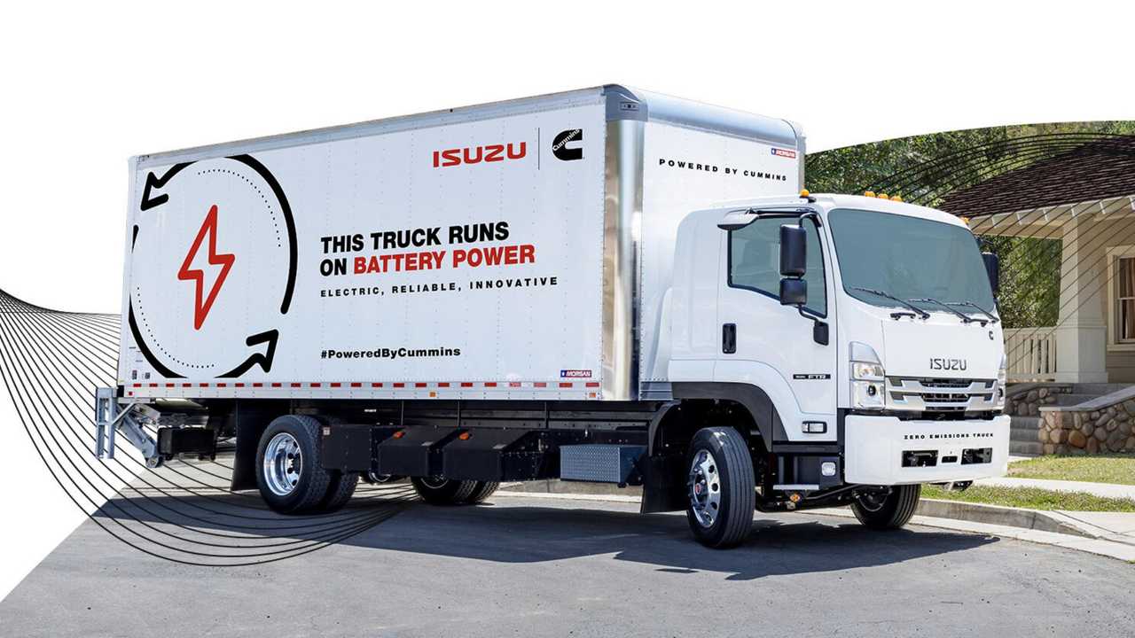 Tesla Model 2 Cummins-Powered Isuzu Electric Truck To Start US Trials In 2022 m-duty-prototype-electric-truck-powered-by-cummins