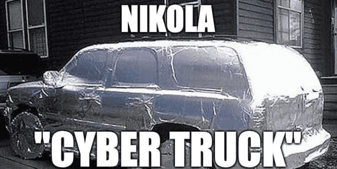 Tesla Model 2 Nikola partners with GM nikola cyber trk