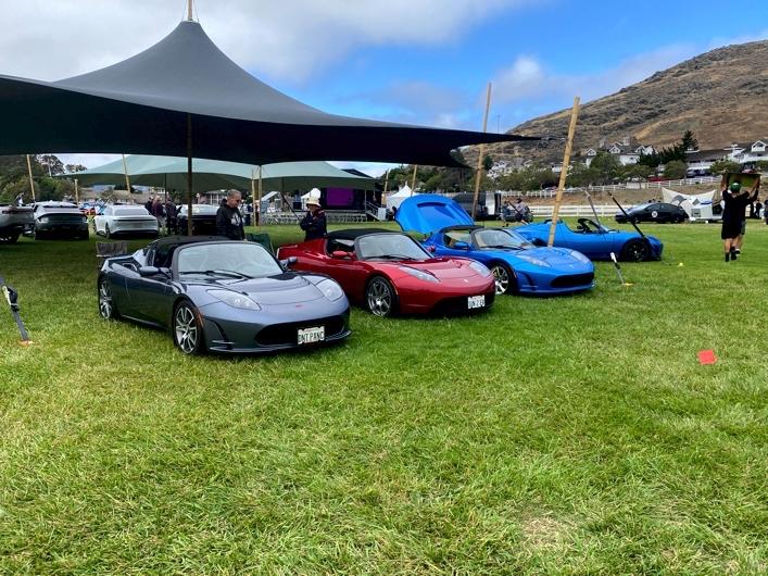 Tesla Model 2 Tesla Owners Takeover San Luis Obispo, CA August 6, 2022 Roadsters line up-0008