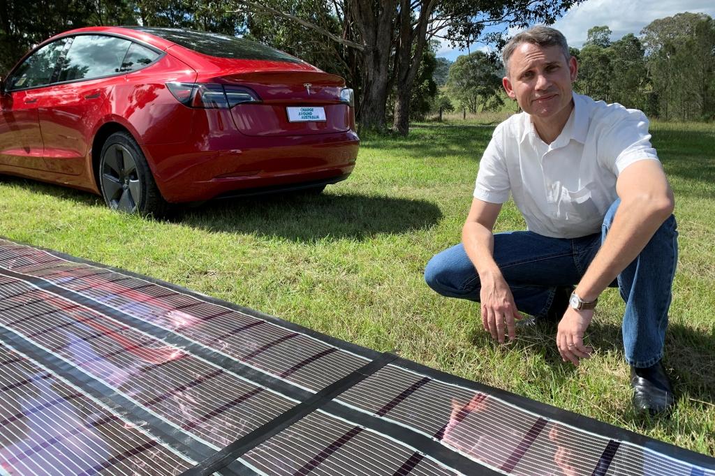 Tesla Model 2 These scientists plan to fuel Tesla car using printed solar panels Solar1