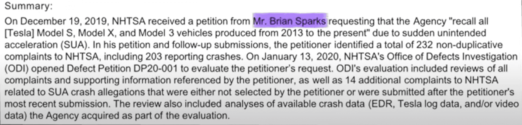 Tesla Model 2 Tesla taxi Paris crash: driver claims he pressed the brake, accelerated instead SUA of Tesla Vehicle by Brian Sparks Short Seller of Tesla Stocks