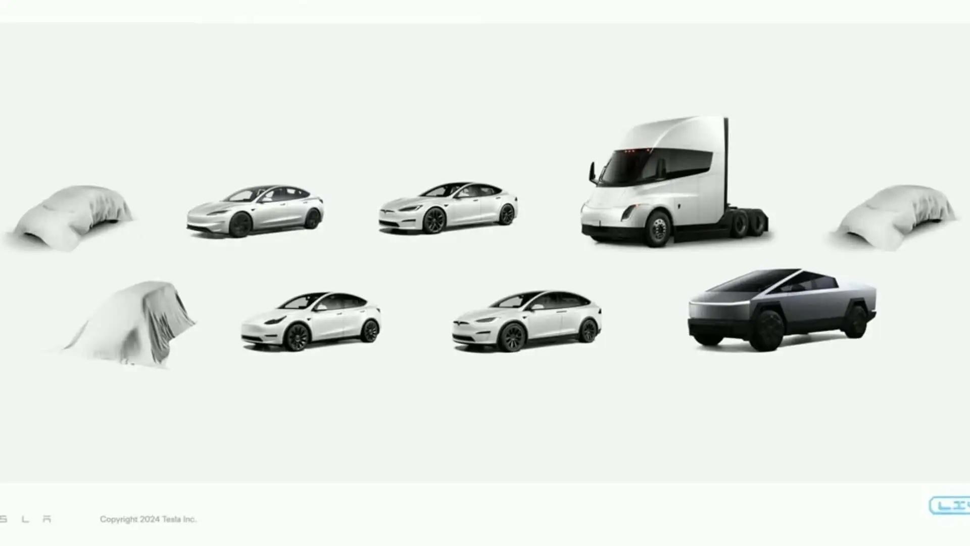 Tesla Model 2 3 future Tesla models teased by Musk -- Cybervan? Cybercab Robotaxi? Model 2? tesla model2 -cybervan-cybercab-robotax-model2