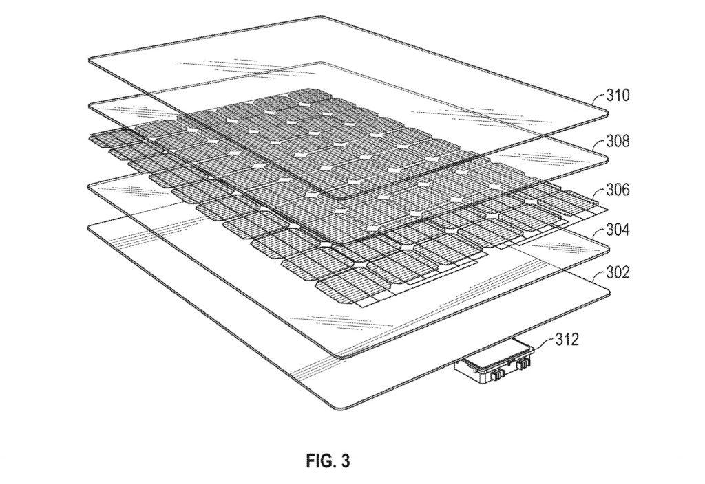 Tesla Model 2 Tesla closes in on Tuscan, Slate Solar Roof tiles with camouflaged solar panel patent Tesla-solar-roof-tile-patent-1024x704