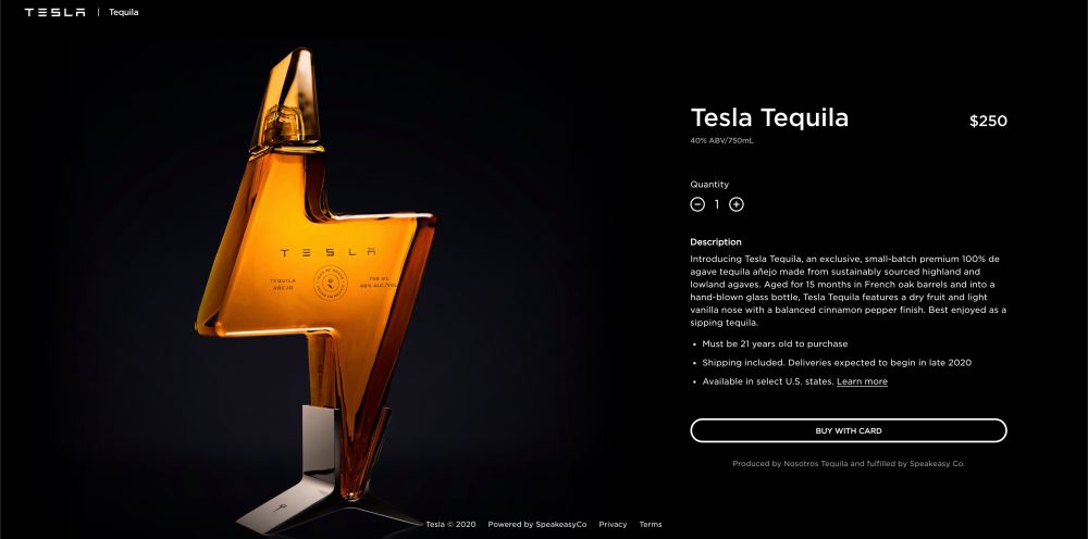 Tesla Model 2 Tesla now selling Tequila! Tesla-Tequila-1