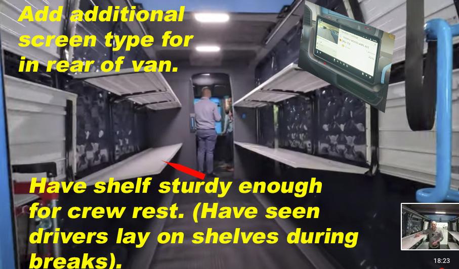 Tesla Model 2 A Look Inside Rivian's Electric Delivery Vehicle van back area suggestions