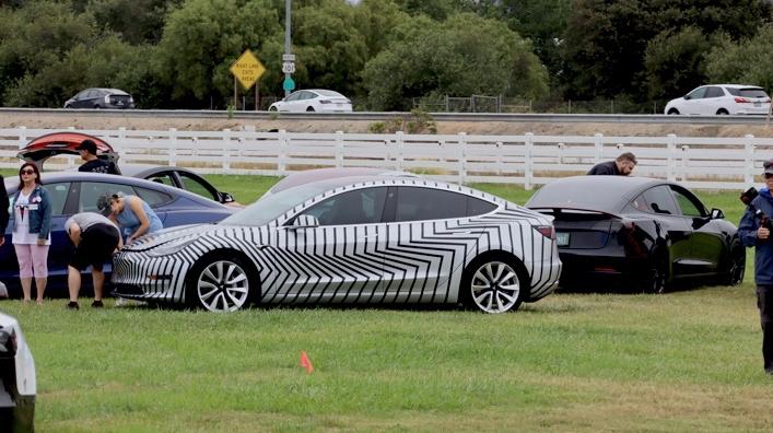 Tesla Model 2 Tesla Owners Takeover San Luis Obispo, CA August 6, 2022 wrap Striped0004