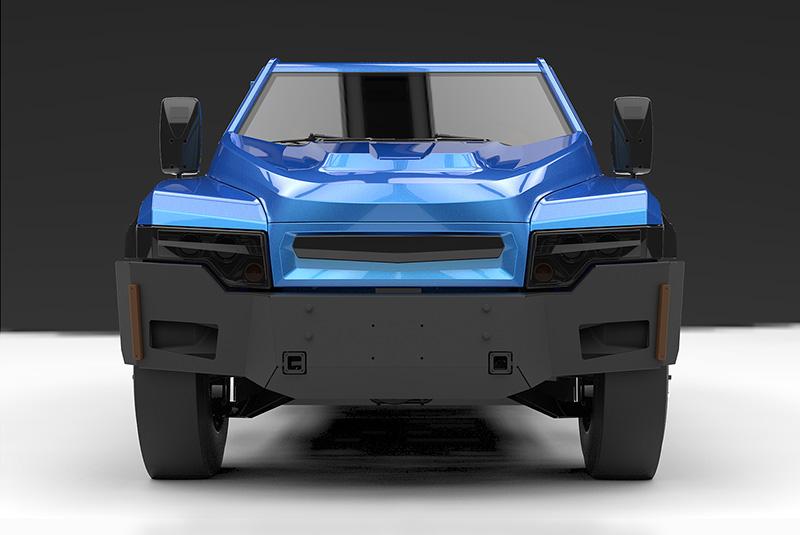 Tesla Model 2 Minnesota startup sees a growing niche market for electric work trucks zeus-electric-truck-blue-utility