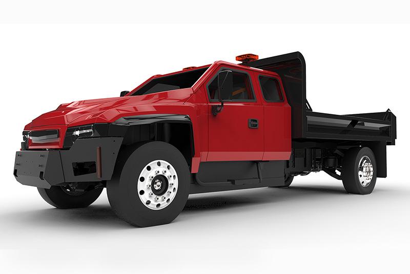 Tesla Model 2 Minnesota startup sees a growing niche market for electric work trucks zeus-electric-truck-red-flatbed